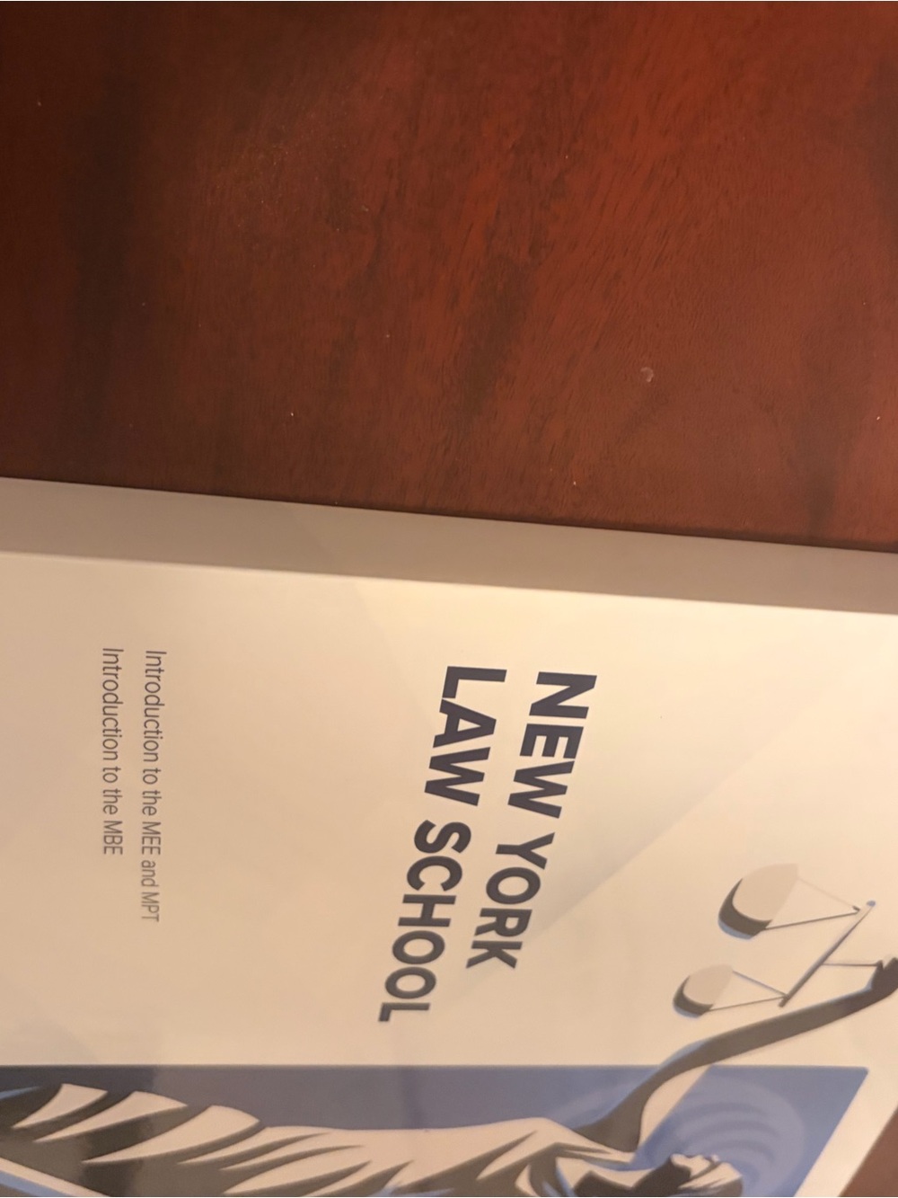 New York Law School Bar Prep (MBE, MEE, and MPT) Study Guide - White & Navy
